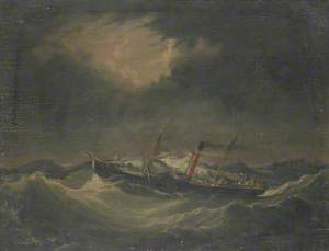 Ship 'Earl of Lonsdale' in a Storm off Whitehaven