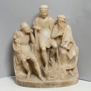Three Figures Representing the Arts