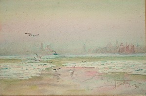 Estuary; The Thames at London