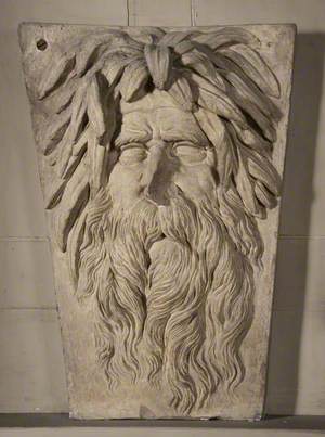 Keystone with the Head of Neptune in Relief