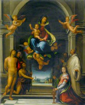 The Virgin and Child, Surrounded by Saints