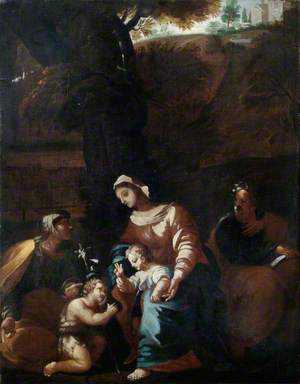 The Holy Family with the Infant Saint John the Baptist and Saint Elizabeth