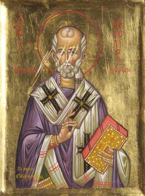 Icon with Saint Nicholas