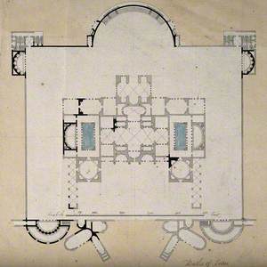 Baths of Titus, Rome: Floor Plan
