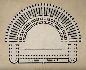 Theatre of Marcellus, Rome: Floor Plan