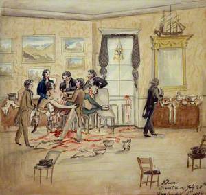 A Surgical Operation to Remove a Malignant Tumour from a Man's Left Breast and Armpit in a Dublin Drawing Room, 1817