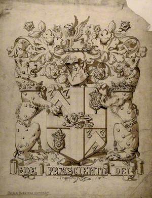 Achievement of Arms of the London Barber Surgeons Company