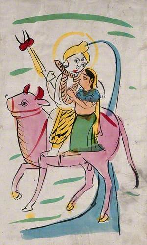 Page 8: Shiva and Parvati Riding on Nandi Bull