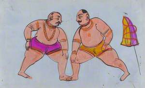 A Pair of Wrestlers
