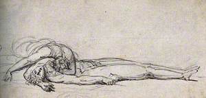 A Woman Weeping over Her Dead Lover