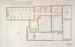 Proposed Rebuilding of the Royal College of Surgeons of England: Plan of Second Floor