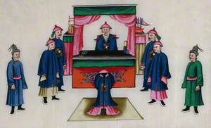 A Chinese High-Ranking Official Receives Petitioners