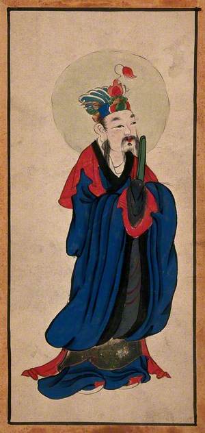 A Chinese Deity (probably Yu Huang, the Jade Emperor)