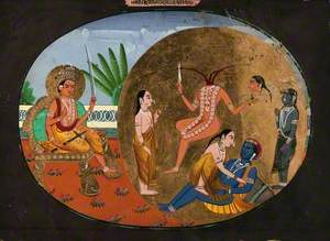 Shiva, Chhinnamasta, Kamadeva and Rati