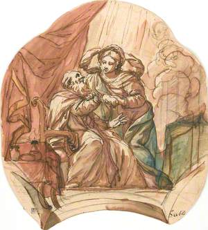 The Dream of Saint John Damascene: The Virgin Attaches His Severed Right Hand