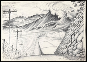 The Dream of a Patient in Jungian Analysis: a Steeply Descending Road, with Telegraph Poles on the Left, a Wall and Fields on the Right, Huge Mountainous Waves in the Distance