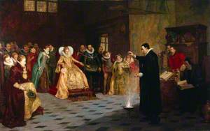 John Dee Performing an Experiment before Elizabeth I