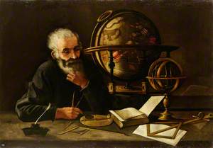 A Philosopher with a Celestial Globe