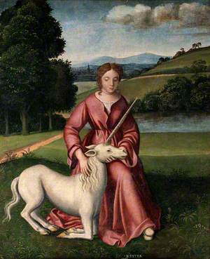 A Virgin and a Unicorn, Representing Chastity