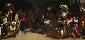 Saint Roch Attending the Plague Victims in a Lazaretto
