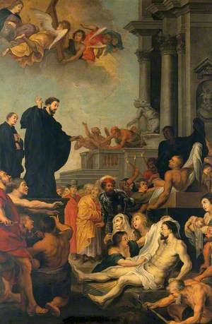 Saint Francis Xavier Preaching and Healing