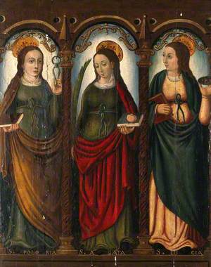 Saint Apollonia, Saint Agatha and Saint Lucy
