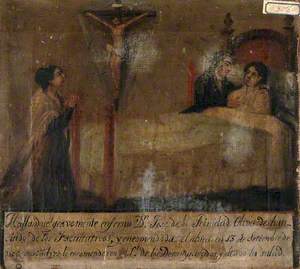 Don Jose de la Trinidad Oliva Being Cured by His Parents' Prayers