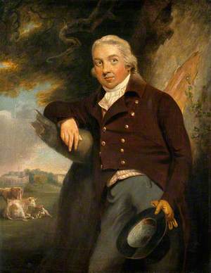 Edward Jenner (1749–1823), with a View of Berkeley, Gloucestershire