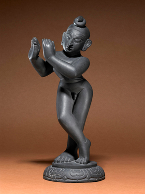 Youthful Kṛṣṇa Playing a Flute