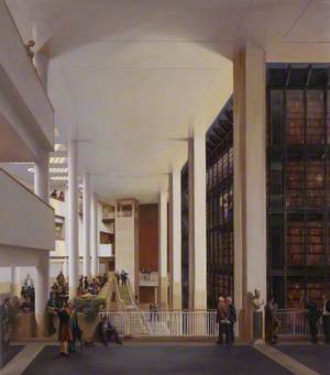 Interior of the British Library