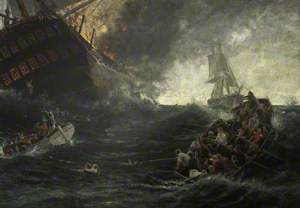 The Burning of the 'Kent' East Indiaman