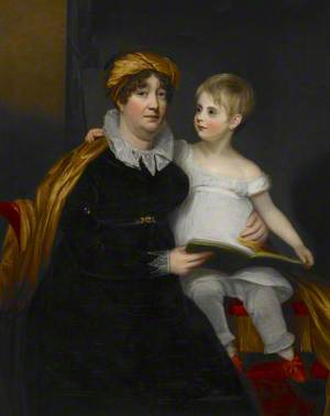 Lady Susannah Selina Sophia Metcalfe (1756–1815), with Her Young Son Charles Metcalfe (1785–1846)