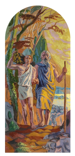 Abraham and Isaac at the Sacrifice of Isaac