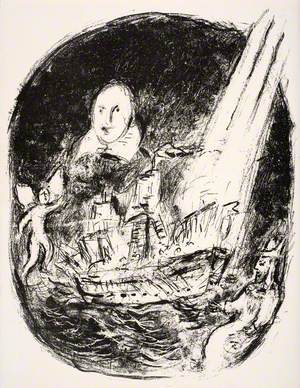 Shakespeare's Portrait, the Ship Struck by Lightning and the Play's Protagonists