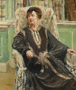 Dame Freya Stark (1893–1993), Seated in a Chair