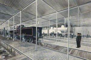 Crewe Works' Paint Shop, 1913