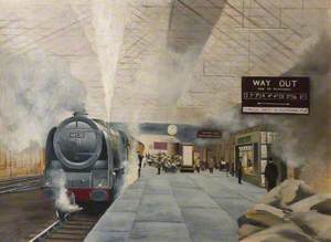 Crewe Station Number 2 Platform, 1960