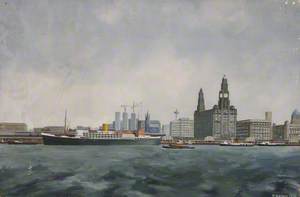 Liverpool from the River Mersey