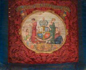 Banner from Oddfellows, Loyal Jackson Lodge, Higham
