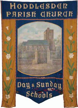 Banner from Hoddlesdon Parish Church