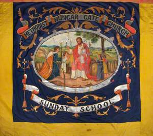 Banner from Nuncar Gate Methodist Church