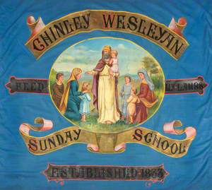 Banner from the Chinley Wesleyan Sunday School