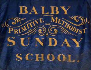 Banner from Balby Primitive Methodist Sunday School