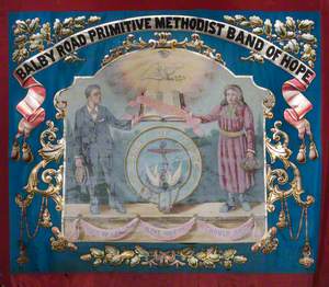 Banner from the Balby Road Primitive Methodist Band of Hope