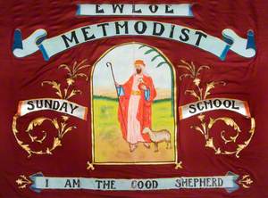 Banner from the Ewloe Methodist Sunday School