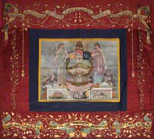 Banner from the Sheffield District Independent Order of Rechabites
