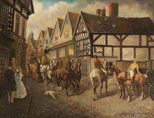 The Old Square, Nantwich, Cheshire, 1836
