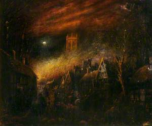 The Great Fire of Nantwich, Cheshire, 1583