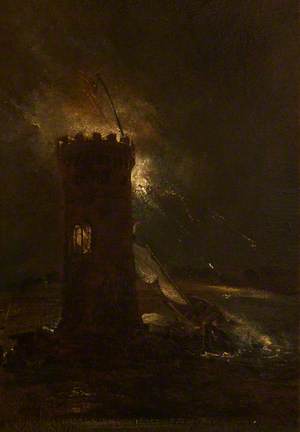 Tabley Tower at Night