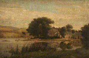 Landscape with a Lake and Houses